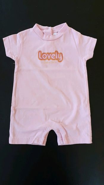 Combi short fille 3 mois