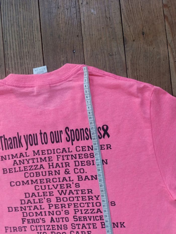 T-shirt manches courtes gilda's club tennis 2019 rose S - photo numéro 9