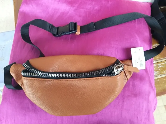 Sac banane marron