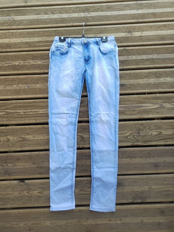 Jean clair taille basse femme – Taille 40 – Bon état –  G-smack