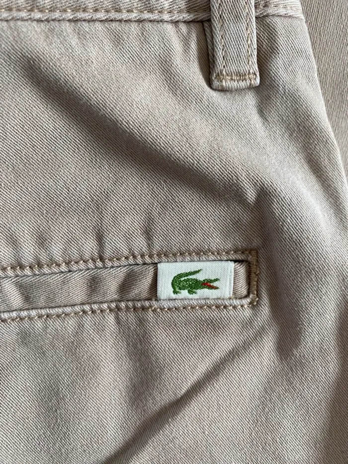 Chino Lacoste Slim Fit Taille 36 FR Comme Neuf - photo numéro 5