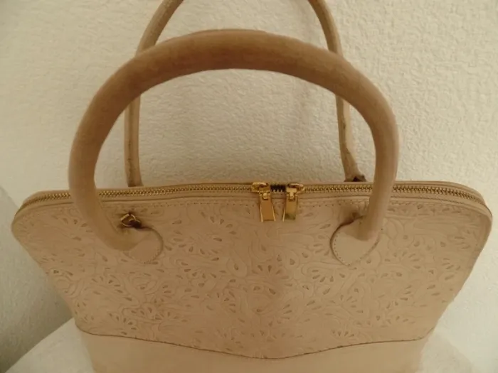 Sac genuine leather-cuir Made in Italy-vintage - photo numéro 14