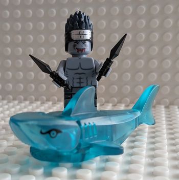 Figurine Naruto : Hoshigaki Kisame ( invocateur de requin ) , Style lego