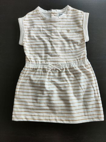 Robe rayée 12 mois