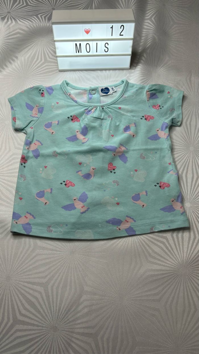 Tee-shirt manches courtes 12 mois