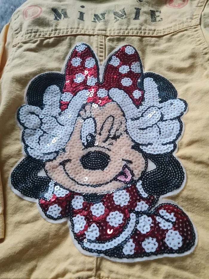 veste en jean jaune fille 2 ans - photo numéro 7