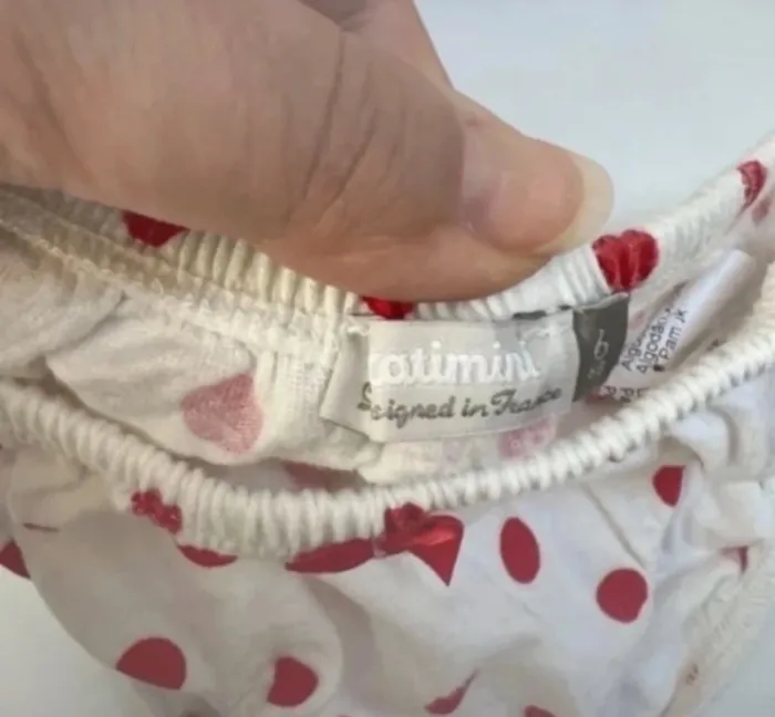 Catimini ensemble robe et bloomer bébé fille 6 mois - photo numéro 9
