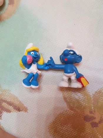 Lot 2 figurines Schtroumpfs