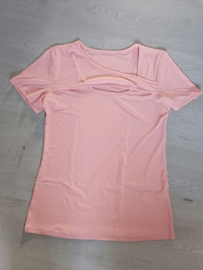 Ensemble jean mom + tee-shirt Taille 40 - photo numéro 4