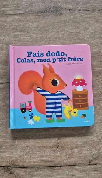 Livre à toucher Fais dodo, Colas mon p'tit frère