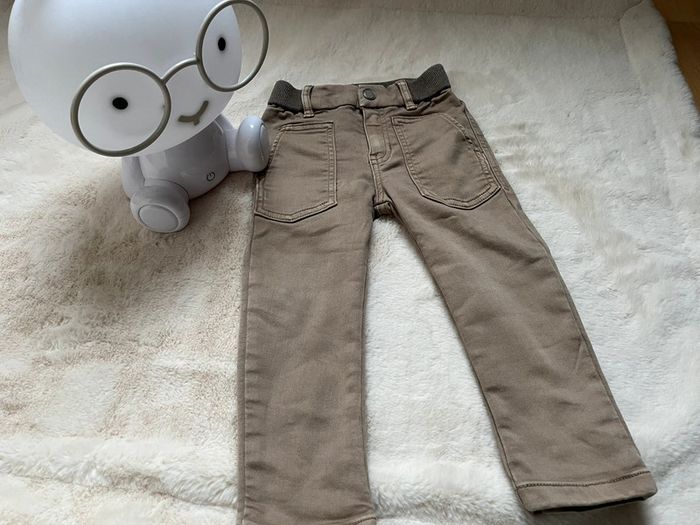 jean beige slim ikks - 2 ans
