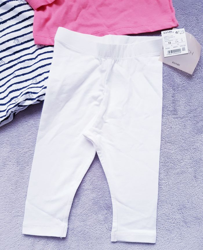 👑 Lot Kiabi 3 pièces - 12 mois - Neuf avec étiquette 👑 - photo numéro 5