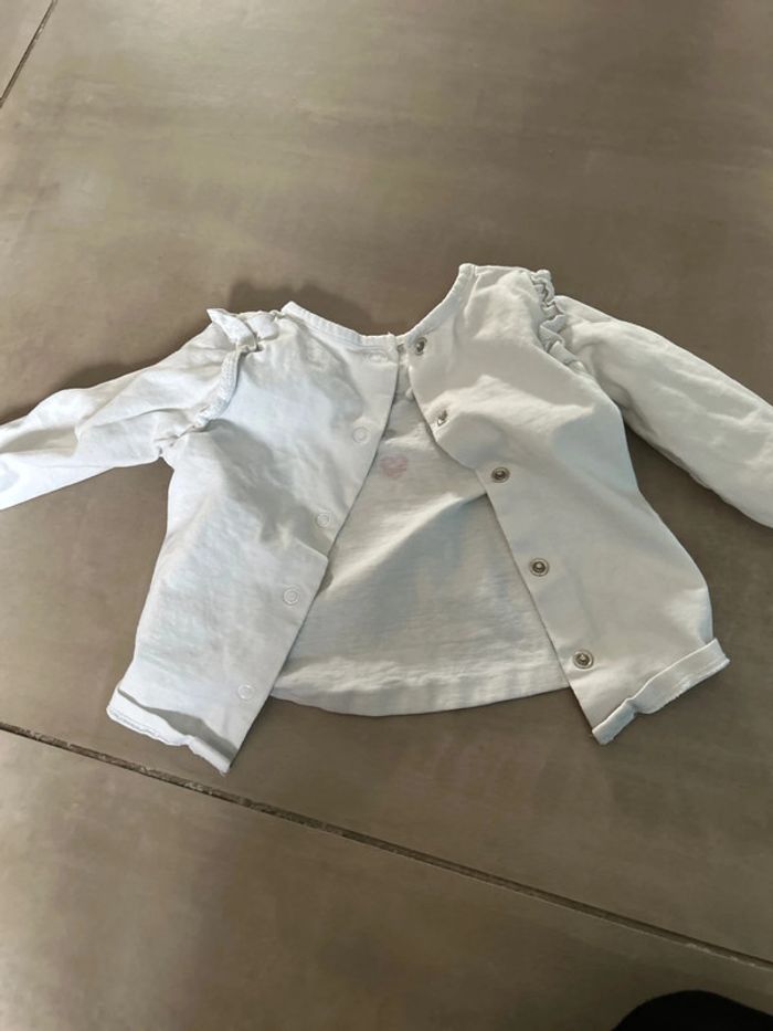 T shirt manche longue petite soeur 6 mois - photo numéro 3