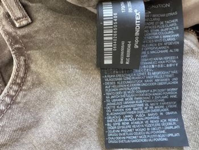 Jean Zara Droit - Marron/Taupe - Taille 40 / L - photo numéro 5