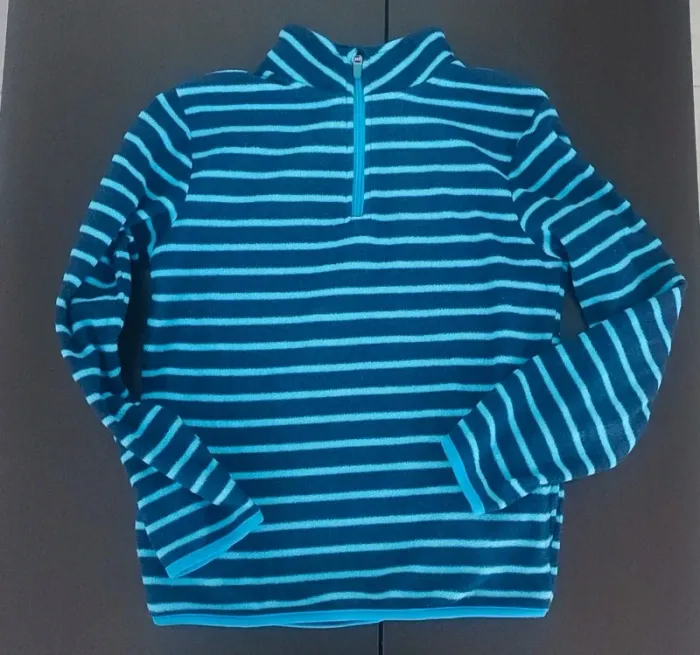 🧥 Polaire rayée zippée In Extenso – Garçon 12 ans – Très bon état - photo numéro 3