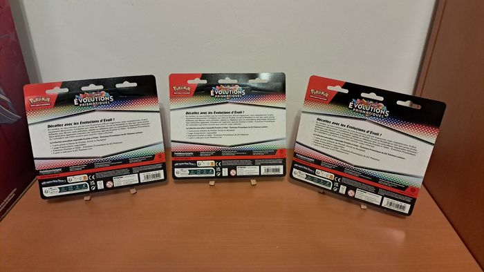 Lot artset 3 tripacks EV8.5 Evolutions prismatiques  scellés - photo numéro 2