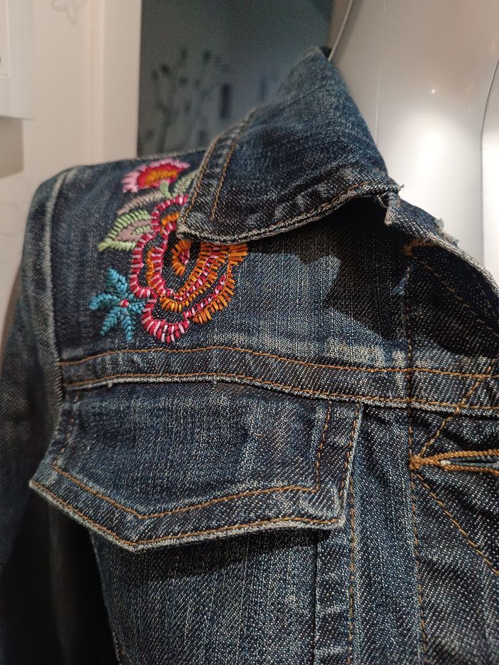 Veste jean femme t 38/40 - photo numéro 3