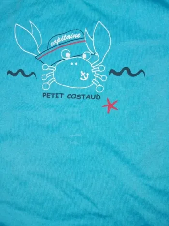 Tee-shirt 6 mois mes petits cailloux