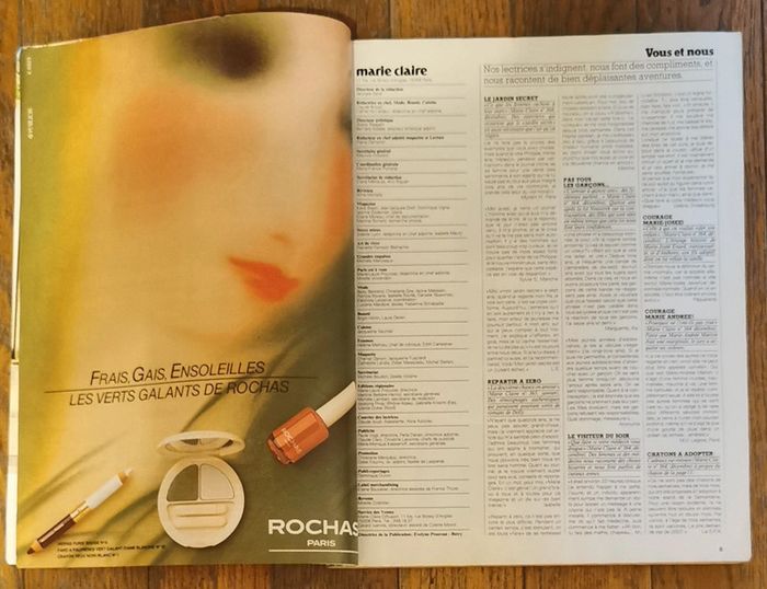 Ancien magazine marie claire 1983 N°367 vintage - photo numéro 3