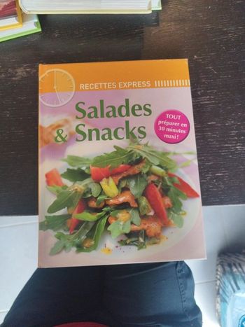 Livre de recettes "salades et snacks"