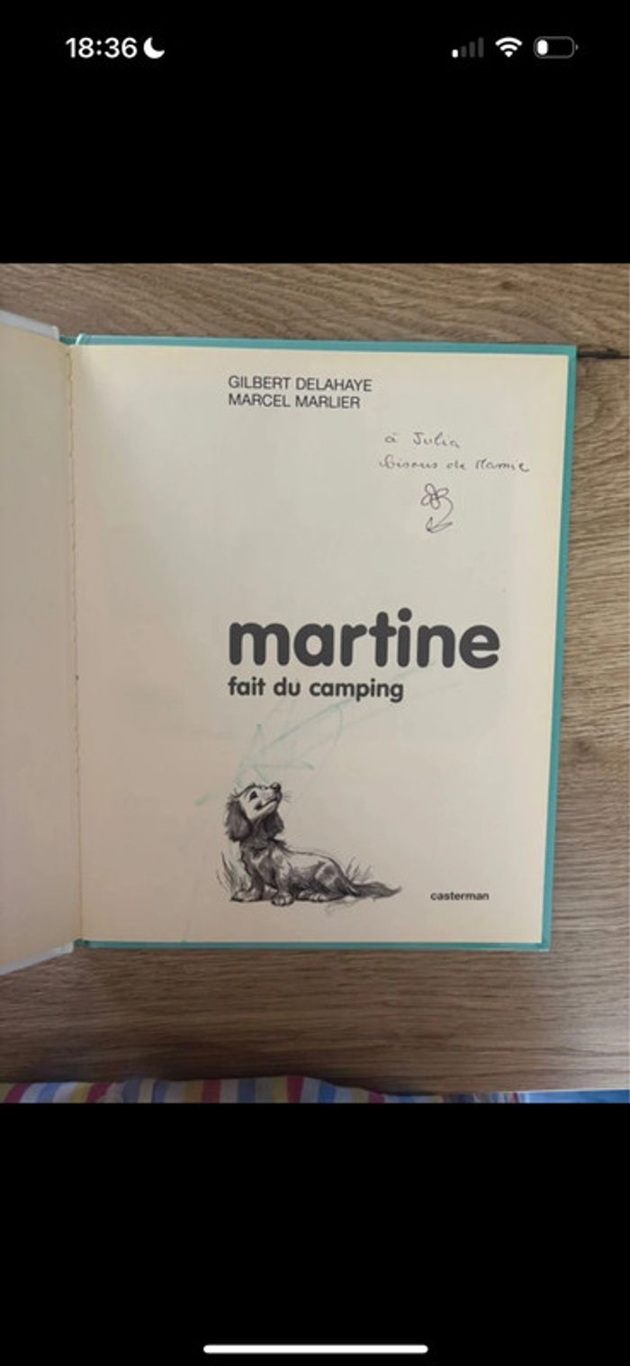 Livre Vintage Martine fait du camping pour Enfants - photo numéro 5