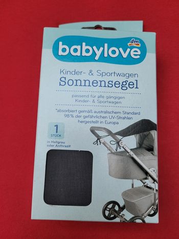 Voile d'ombrage anti UV babylove neuve