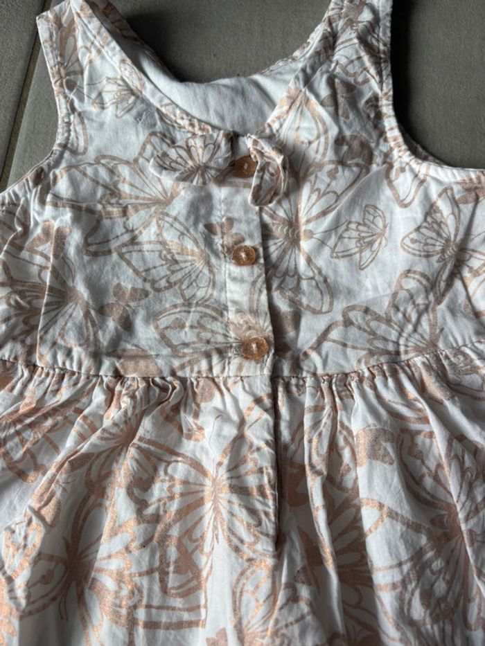 Robe fille papillons - In Extenso - Taille 3 ans - photo numéro 3