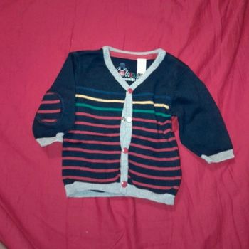 Gilet rayures taille 3 mois