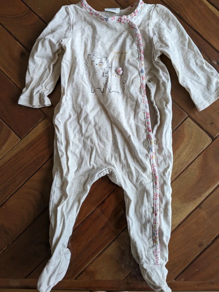 Pyjama fille tape a l'oeil 6 mois