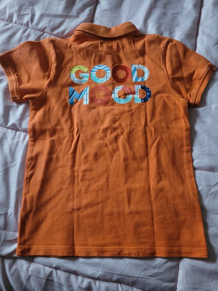 polo catimini orange 10ans  (6e) - photo numéro 5