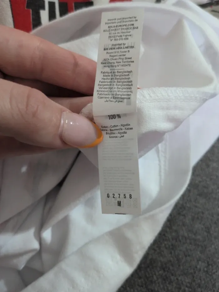 T-shirt Mira Paris blanc – Taille M – Neuf avec étiquette - photo numéro 6