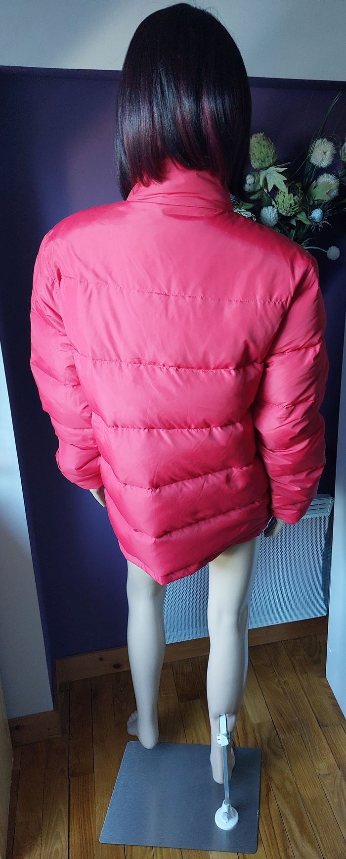 Doudoune / Blouson unisexe rouge – Taille S 36 unisexe - photo numéro 7