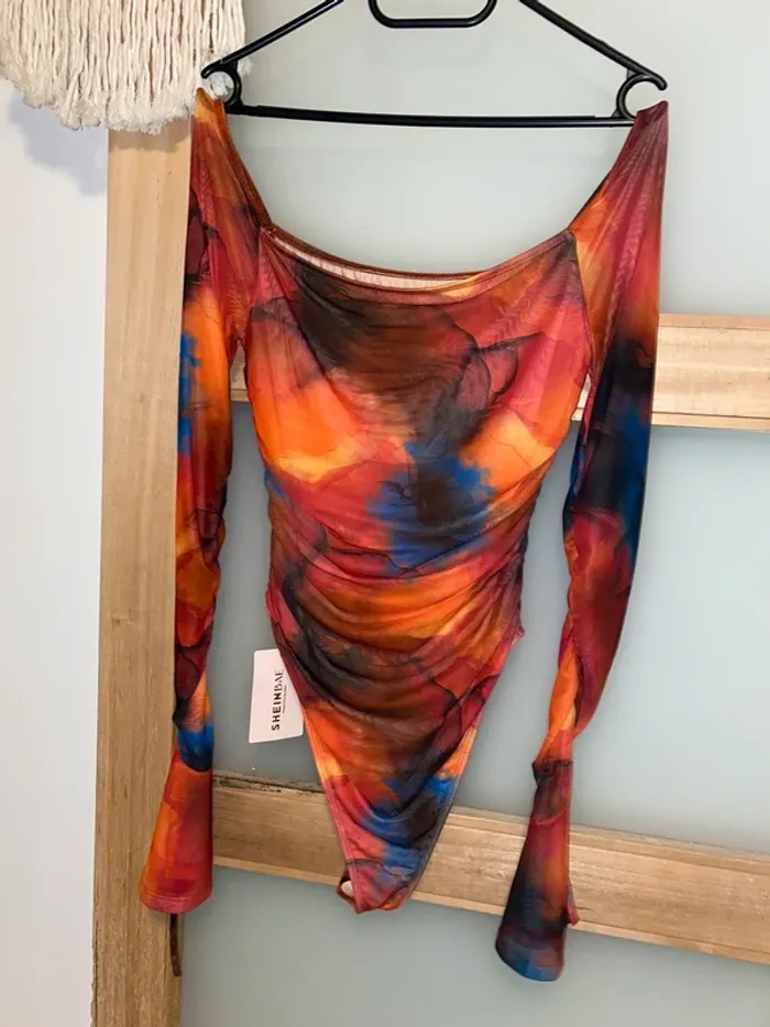 Body manche transparente