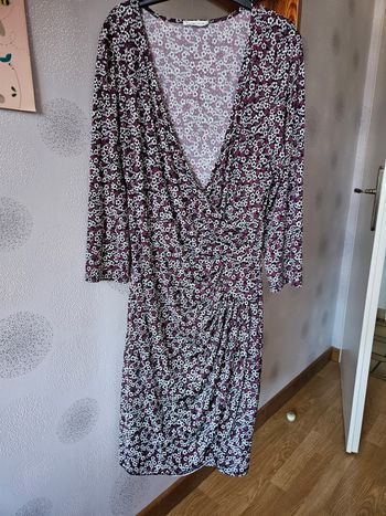 Robe manches trois quarts