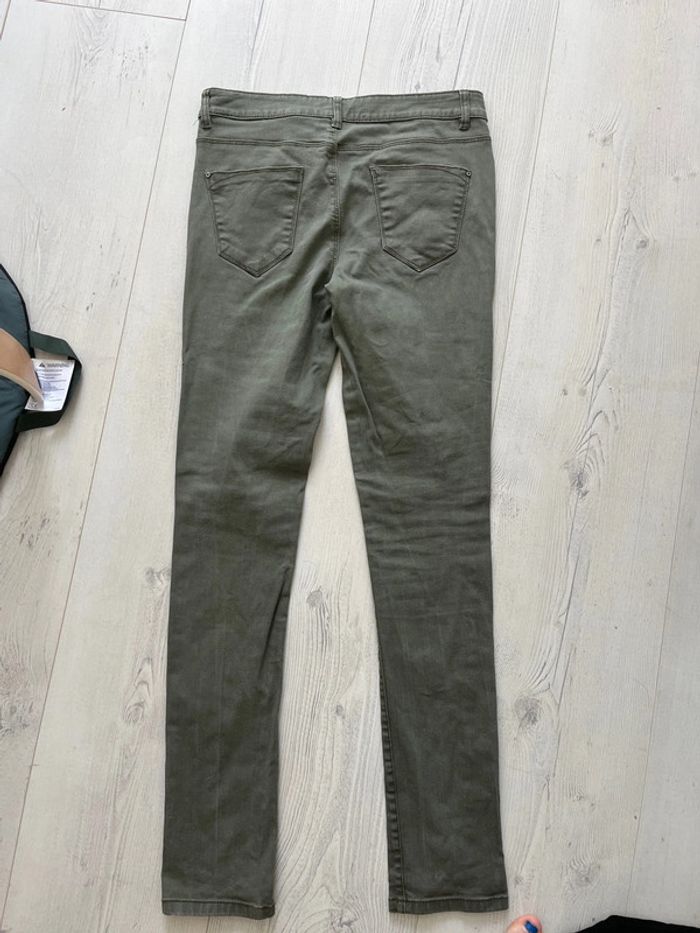 Pantalon vert kaki jean - photo numéro 2