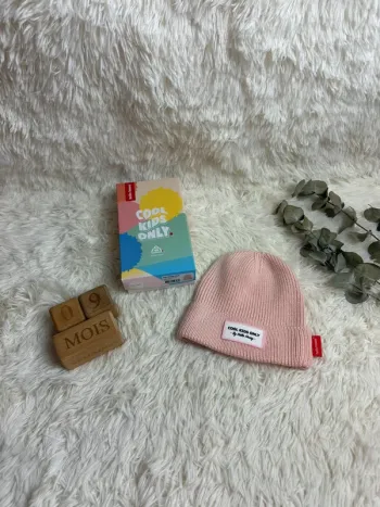 Bonnet pop pink cool kids only hello Hossy