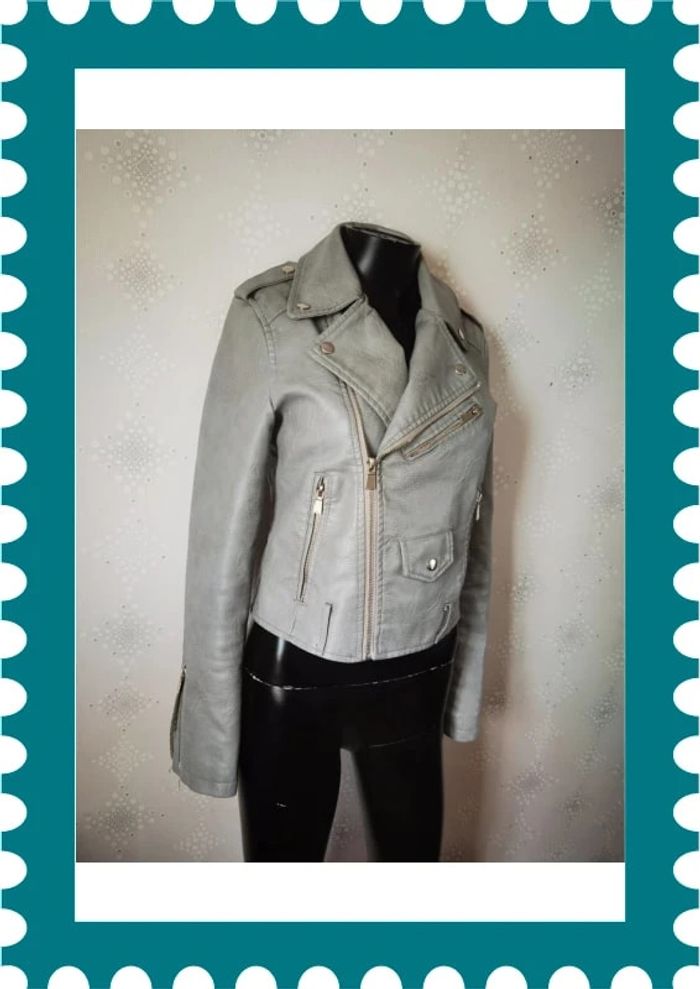D1579 - veste simili cuir taille 1