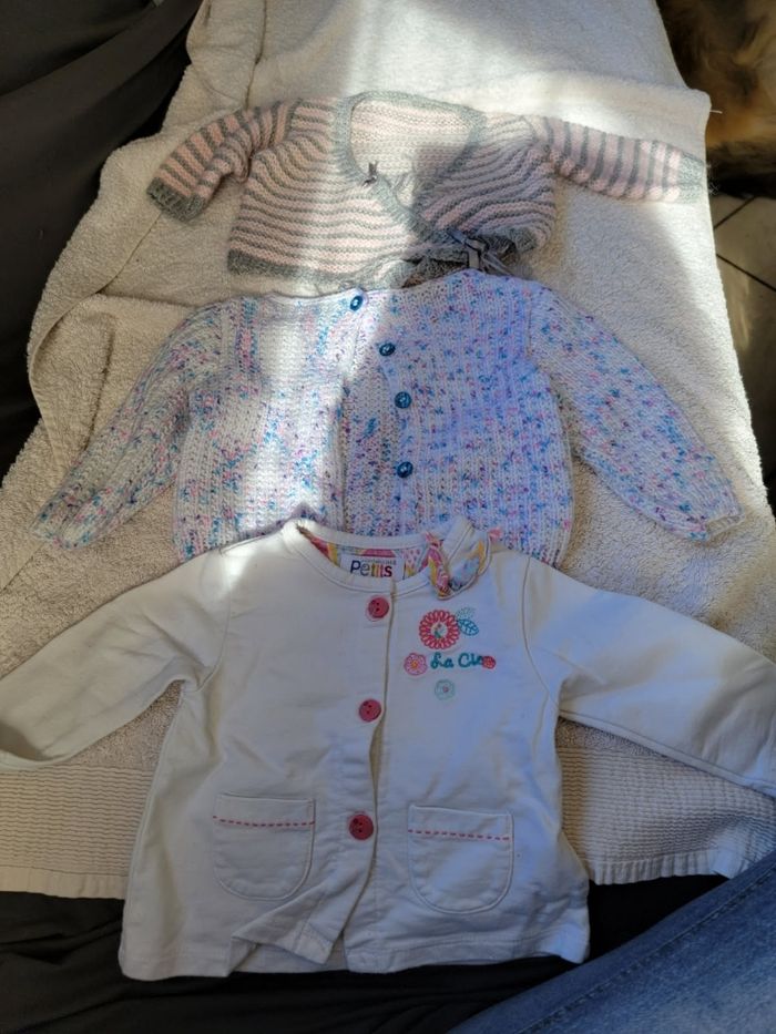 Lot de 3 pulls 3 mois fille