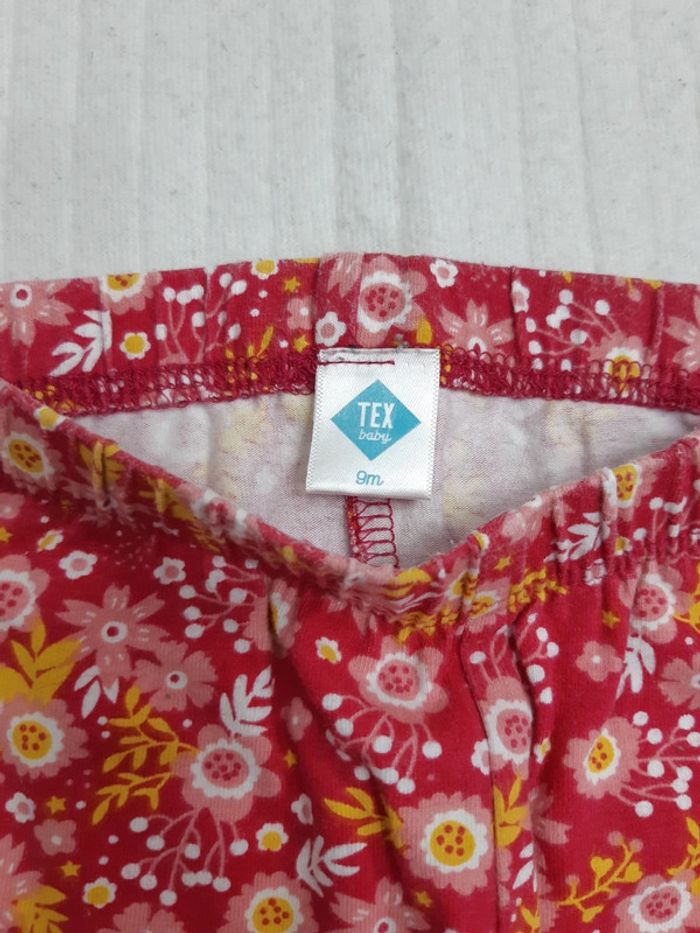 Tenue gilet rose, haut manches longues Winnie et legging 9 mois - photo numéro 8