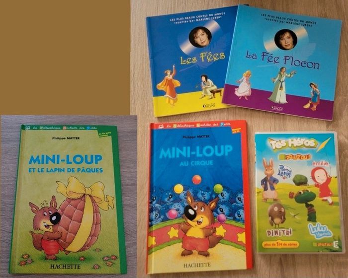 Livres sur les fées et Mini-Loup + DVD Zouzous - photo numéro 1