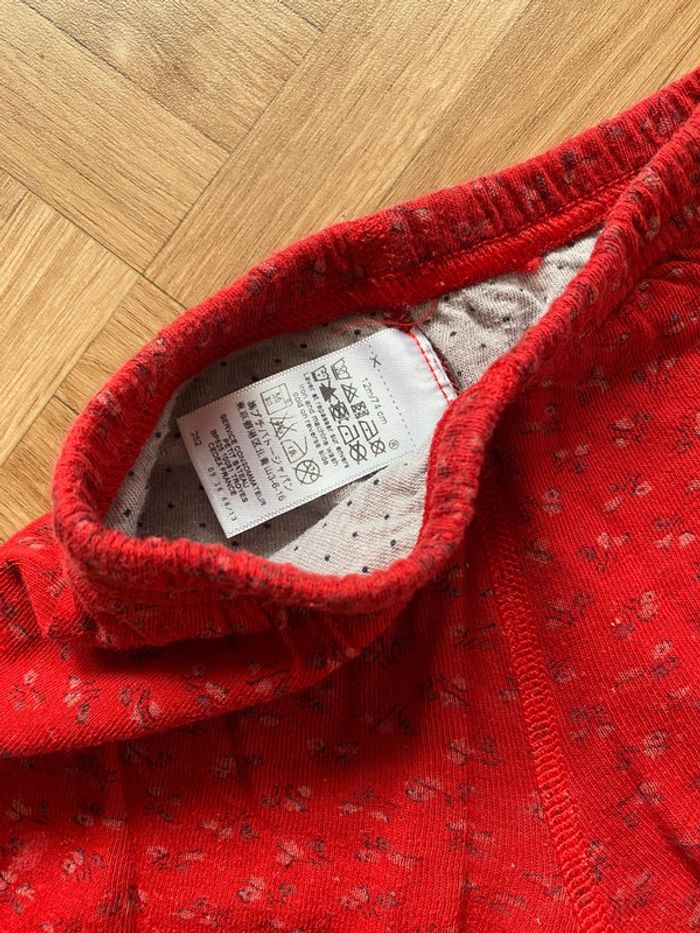 Pantalon sarouel rouge taille 12 mois vintage - photo numéro 3
