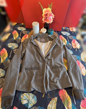 Blazer gris confortable 36