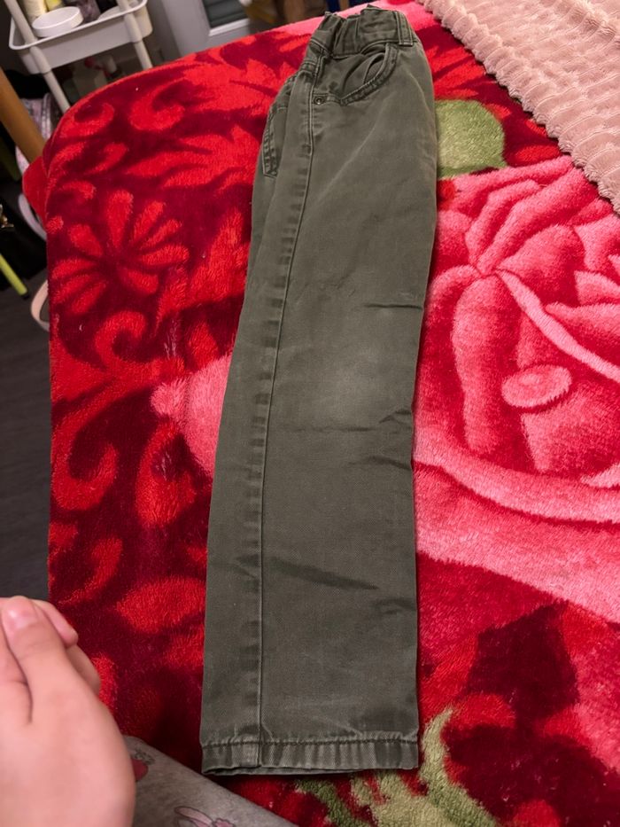 Pantalon vert classique garçon - photo numéro 5
