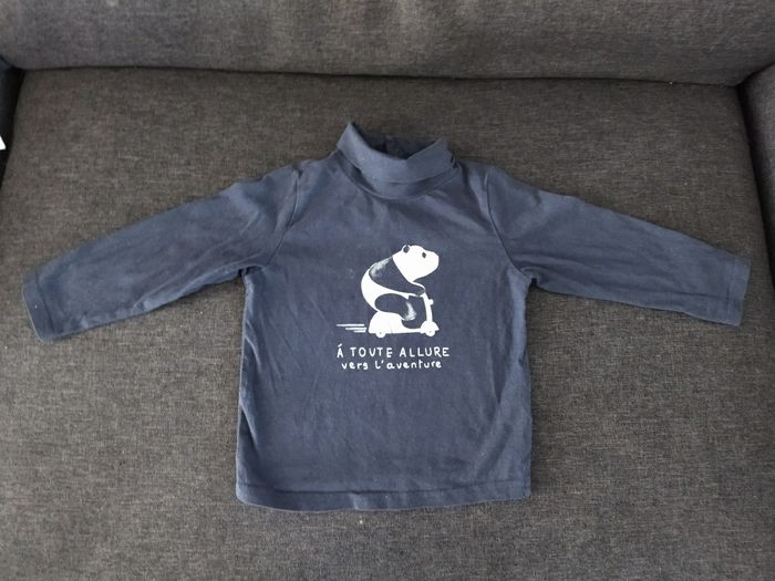 T-shirt col roulé Tape à l'oeil taille 18 mois