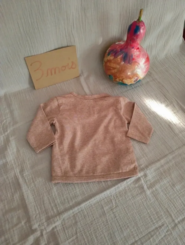 Tee-shirt cache coeur 56cm - photo numéro 5