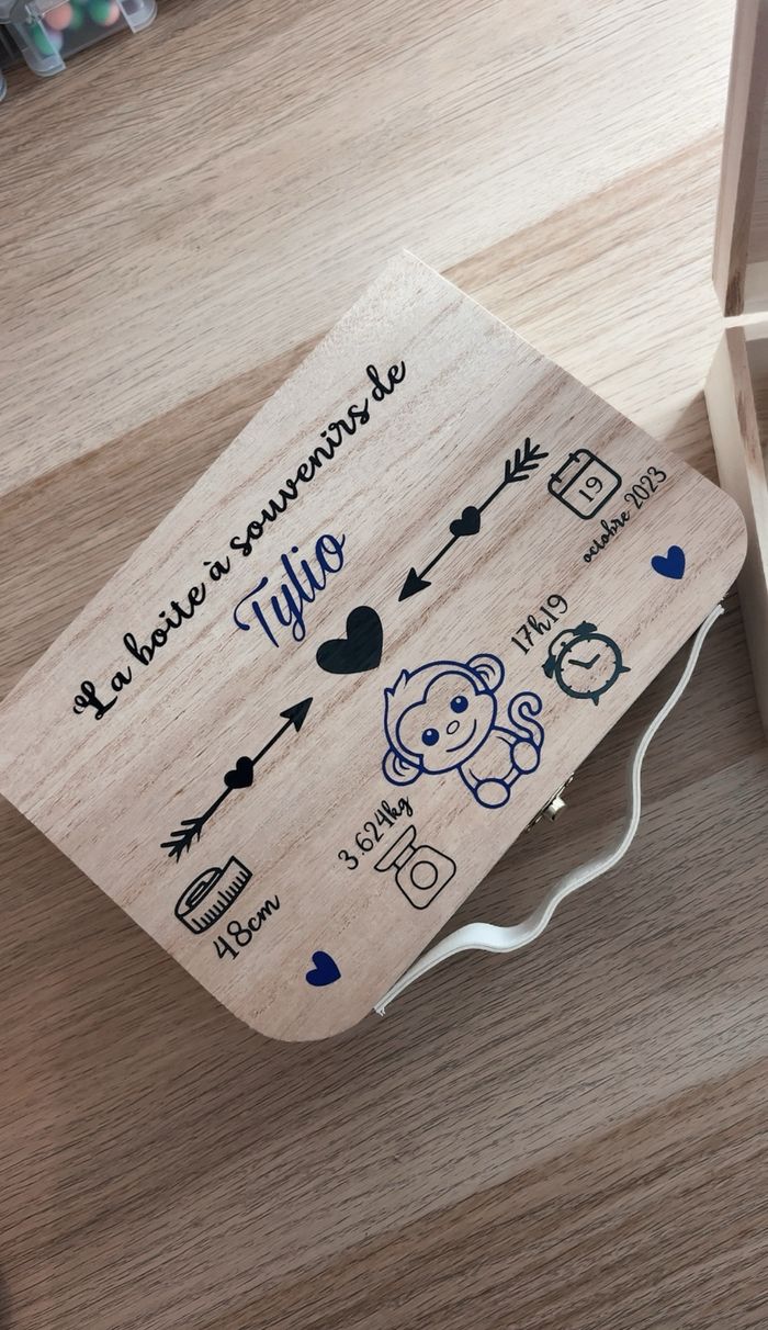 Boîtes à souvenirs personnalisées