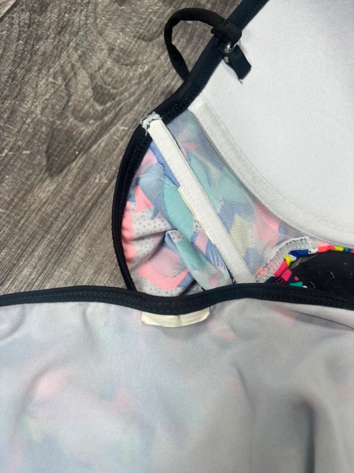 Maillot de bain fleuri tropical taille L - photo numéro 6