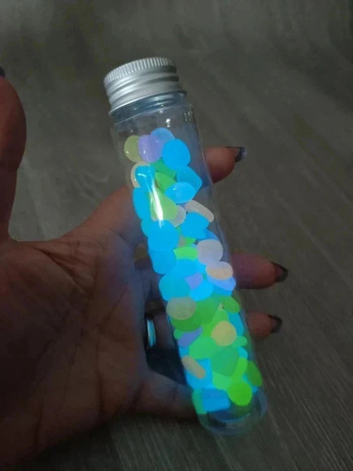 Tube sensoriel lumineux retour au calme galets - photo numéro 4