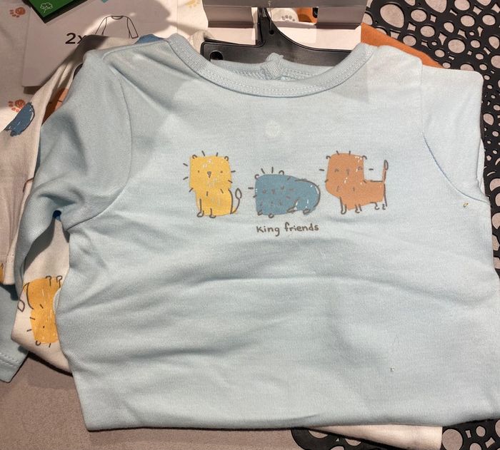 Lot de 4 grenouillères tex 3 mois - photo numéro 3