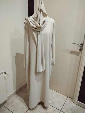 Abaya voile intégré